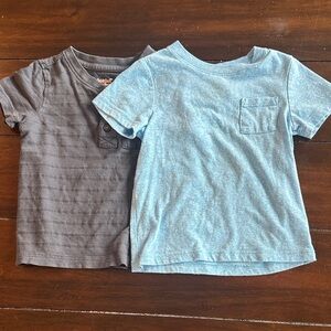 18 months Cat and Jack Kids Gray and Blue T-Shirts